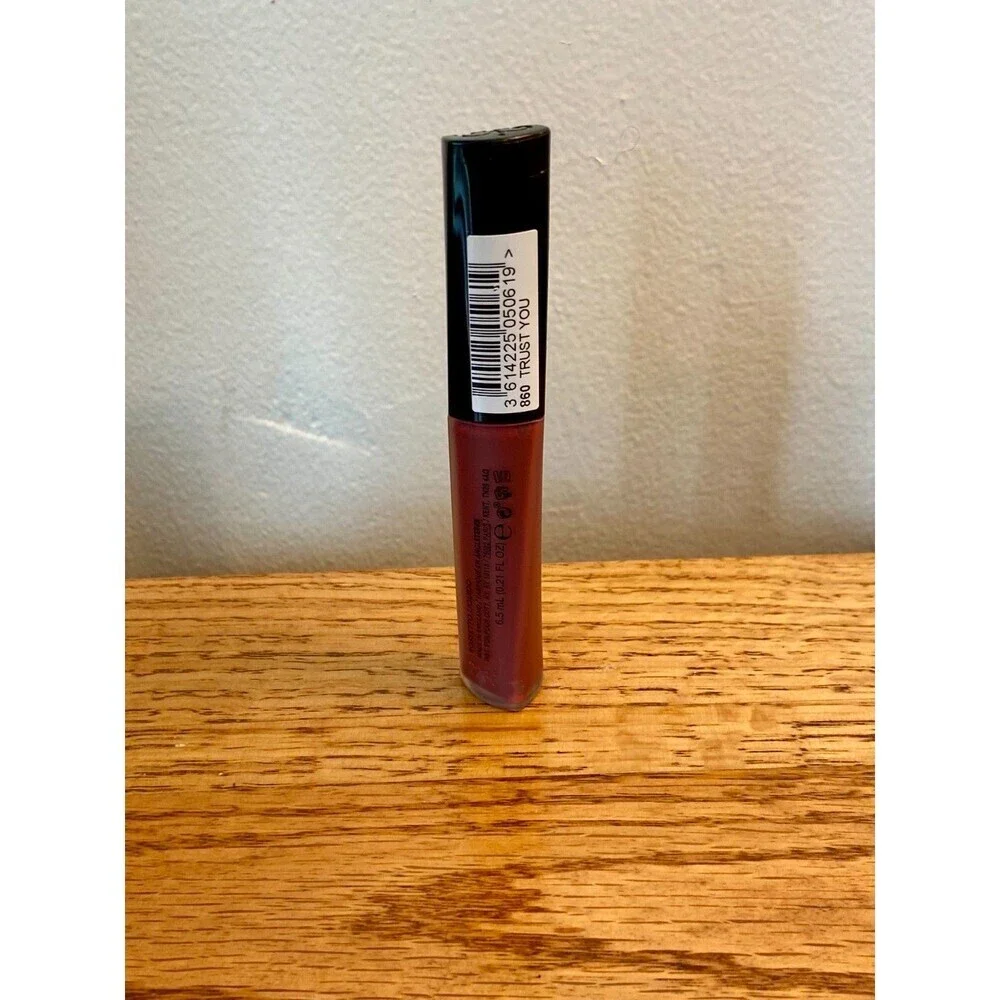 Rimmel Stay Matte Liquid Lip Colour, Trust You, 0.21 oz Purple Red Deep New